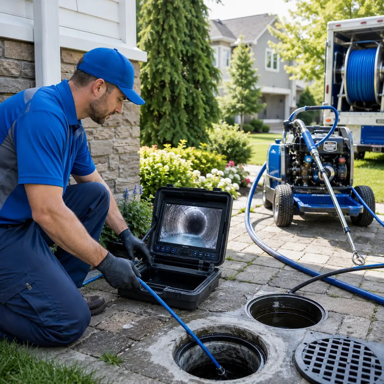 Outdoor drain cleaning professionals serving Burnett, WI